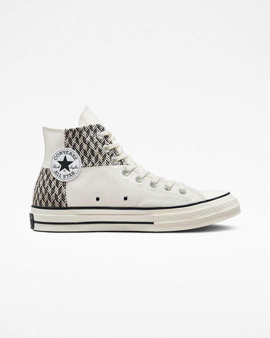 Tenisky Vysoke Converse Chuck 70 Patchwork Panske Béžové Biele Čierne | SK DPLHE7